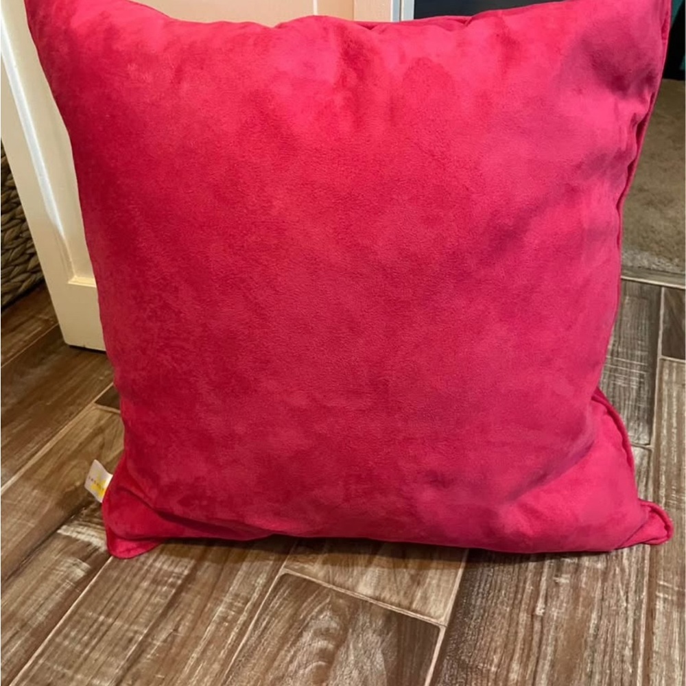 Vibrant Pink Throw Pillow